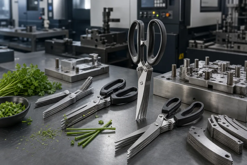 Herb Kitchen Scissors OEM Sourcing for Kitchenware Brands