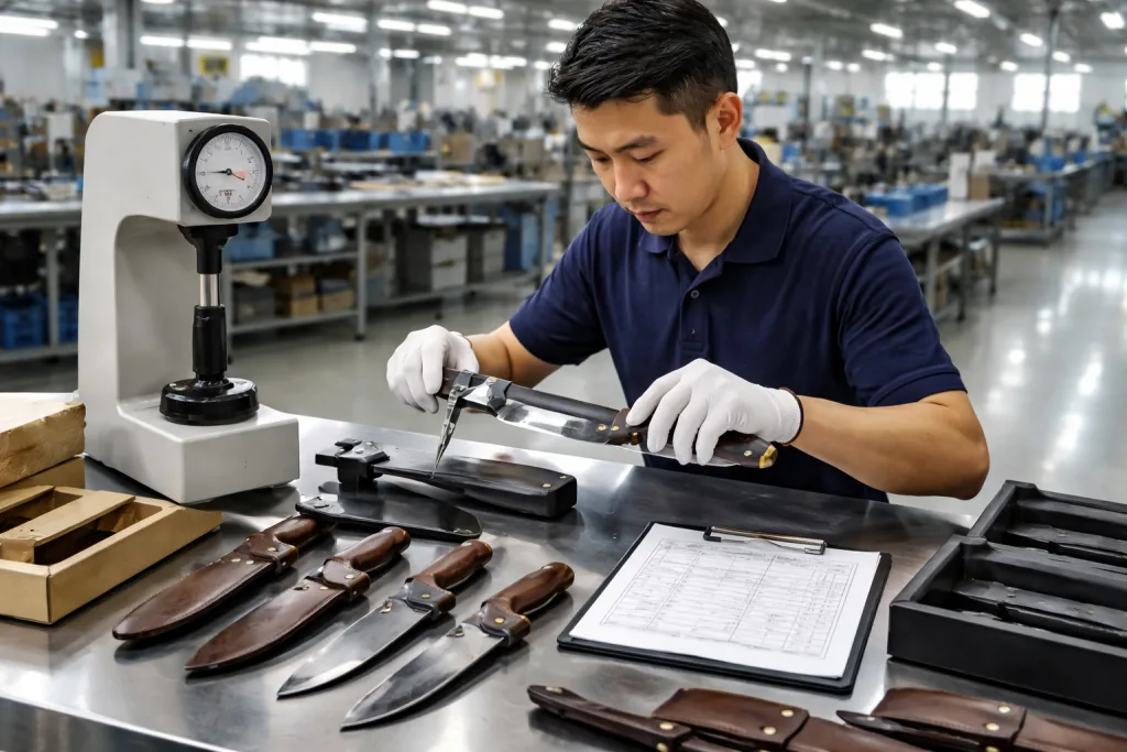 Hunting Knife Sample Approval Guide: MOQ, Specs and QC