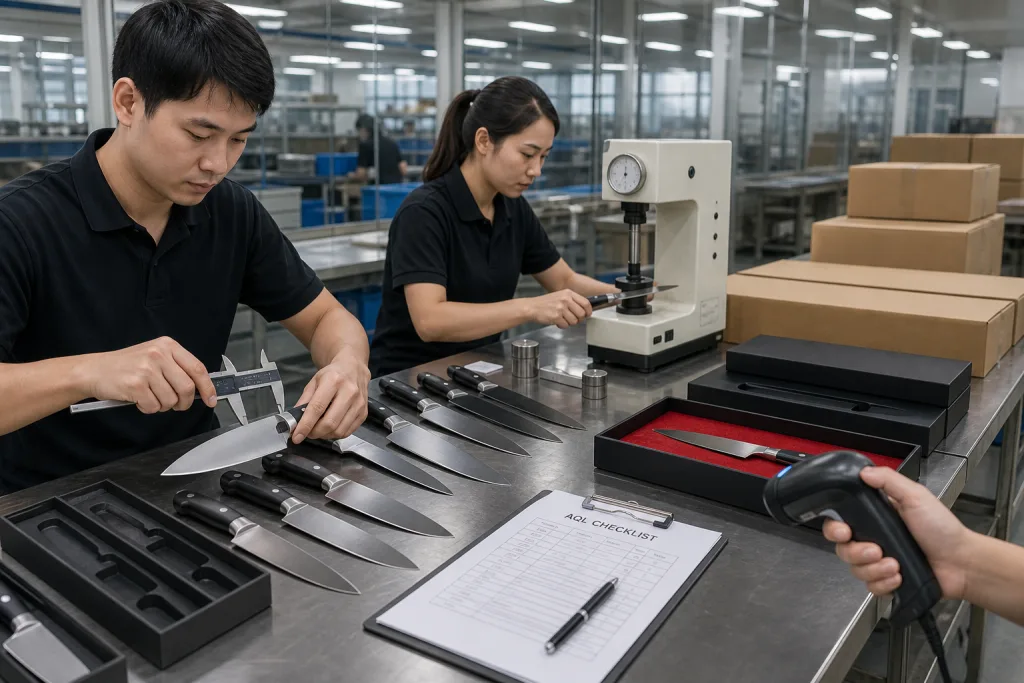 Kitchen Knife Set Bulk Order Quality Control Guide for Buyers