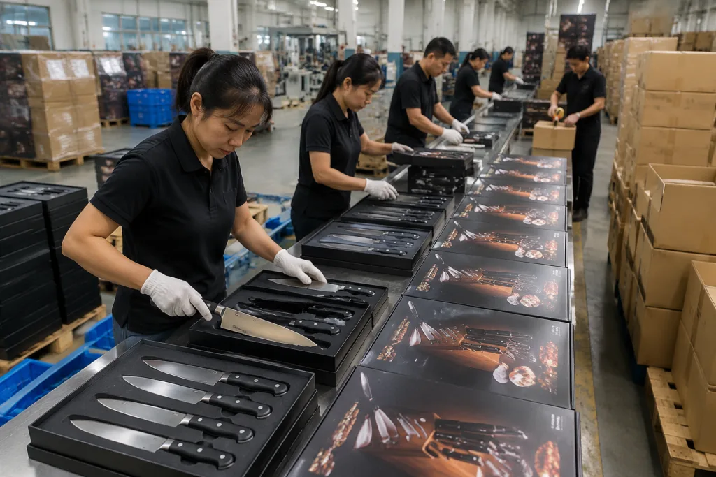 Kitchen Knife Set Export Packaging MOQ Reorder Plan for Buyers