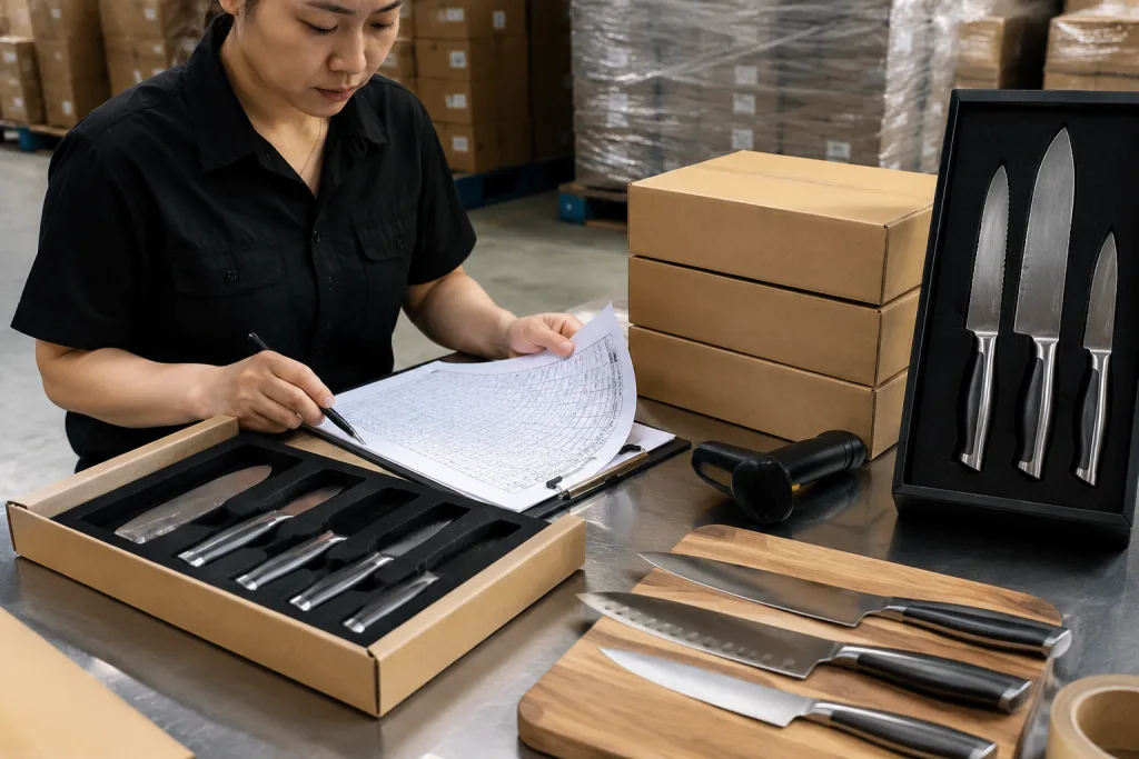 Kitchen Knife Set Export Packaging Sample Approval Process Guide