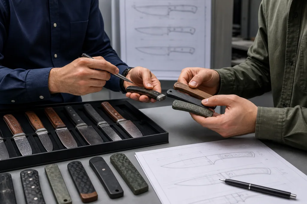 Kitchen Knife Set Handle Material Sample Approval Process Guide