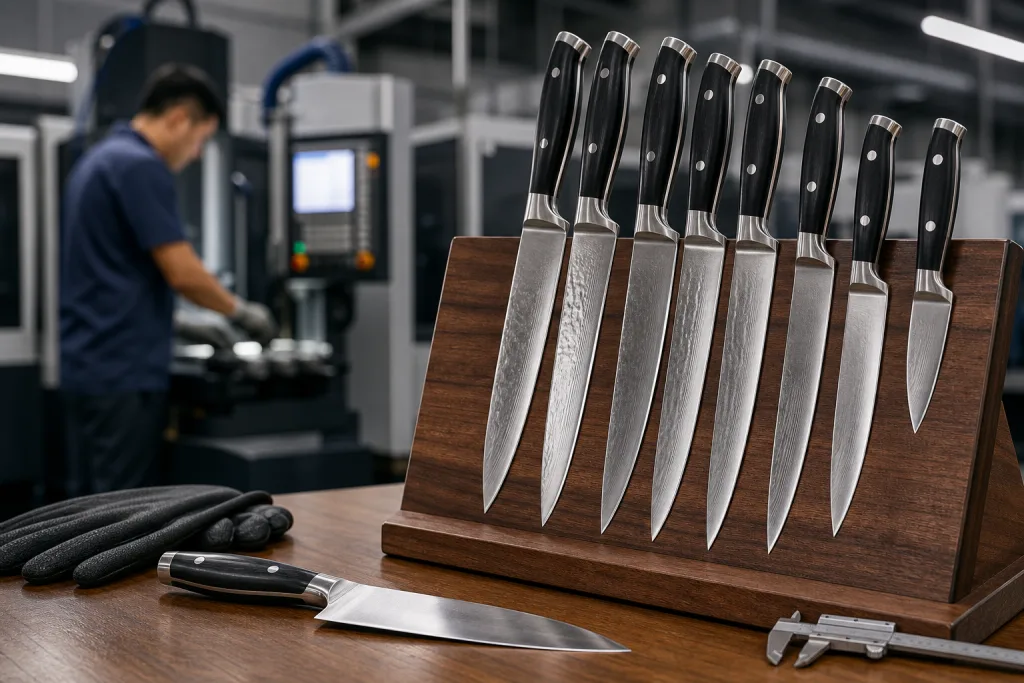 Kitchen Knife Set Logo Engraving Supplier Audit Checklist