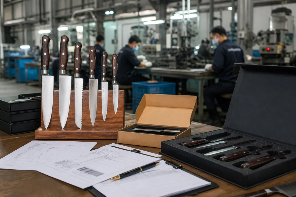 Kitchen Knife Set MOQ Lead Export Documentation: QC Failures