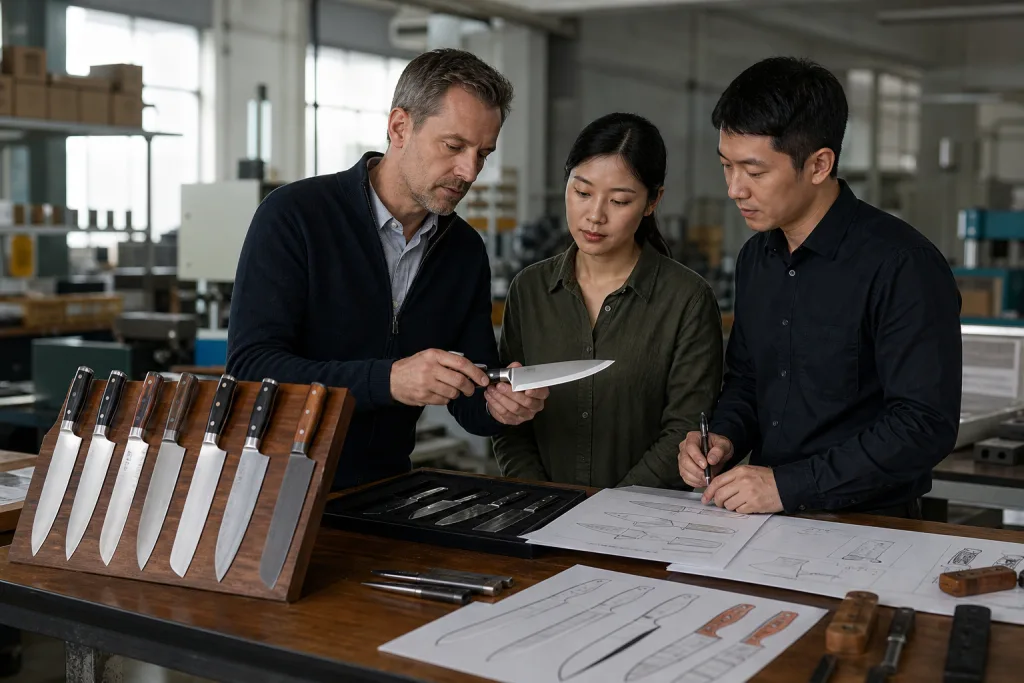 Kitchen Knife Set MOQ Lead Sample Approval Process for Buyers