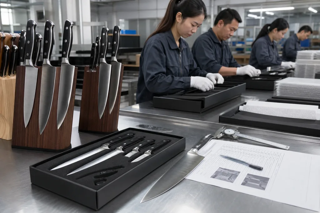 Kitchen Knife Set OEM Supplier Checklist for Brand Buyers