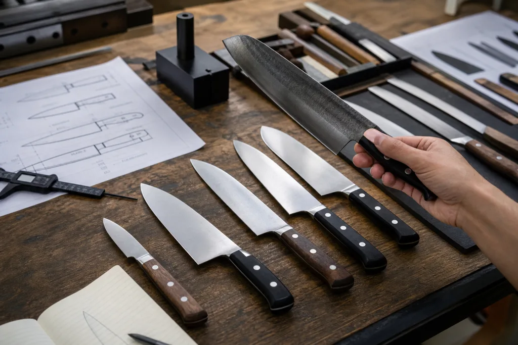 Kitchen Knife Set Sample Approval Landed Cost Breakdown for B2B