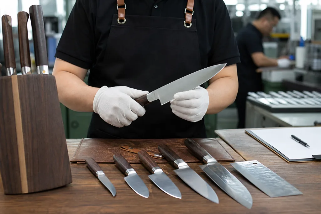 Kitchen Knife Set Sample Approval Quality Inspection Plan