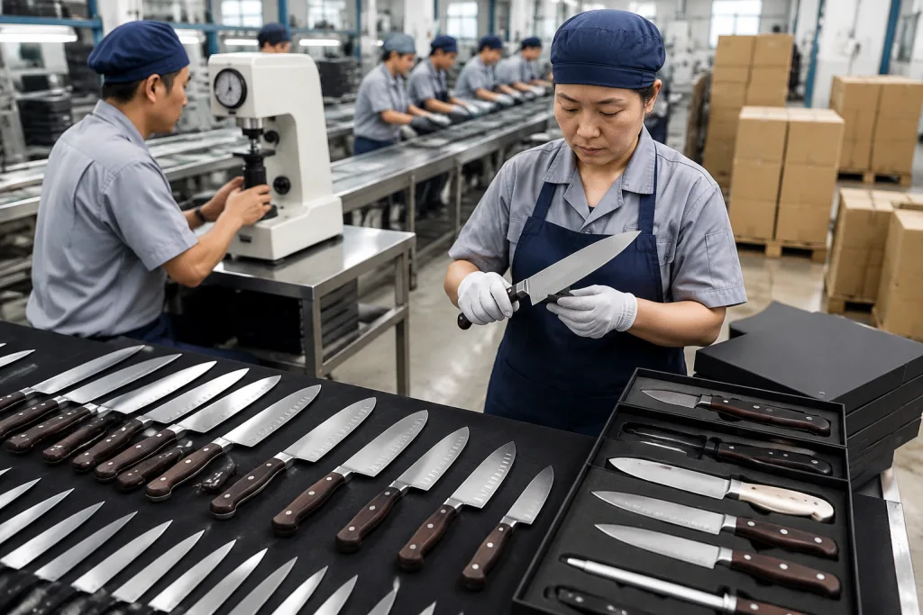 Kitchen Knife Set Steel Hardness MOQ Reorder Plan for B2B Buyers