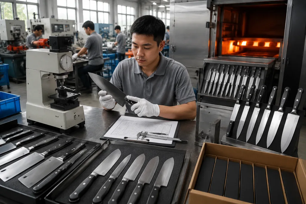 Kitchen Knife Set Steel Hardness Steel Specification Comparison