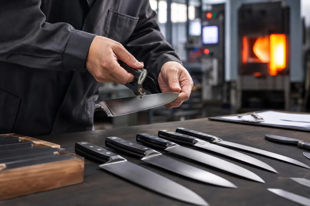 Kitchen Knife Set Steel Hardness Supplier Audit Checklist