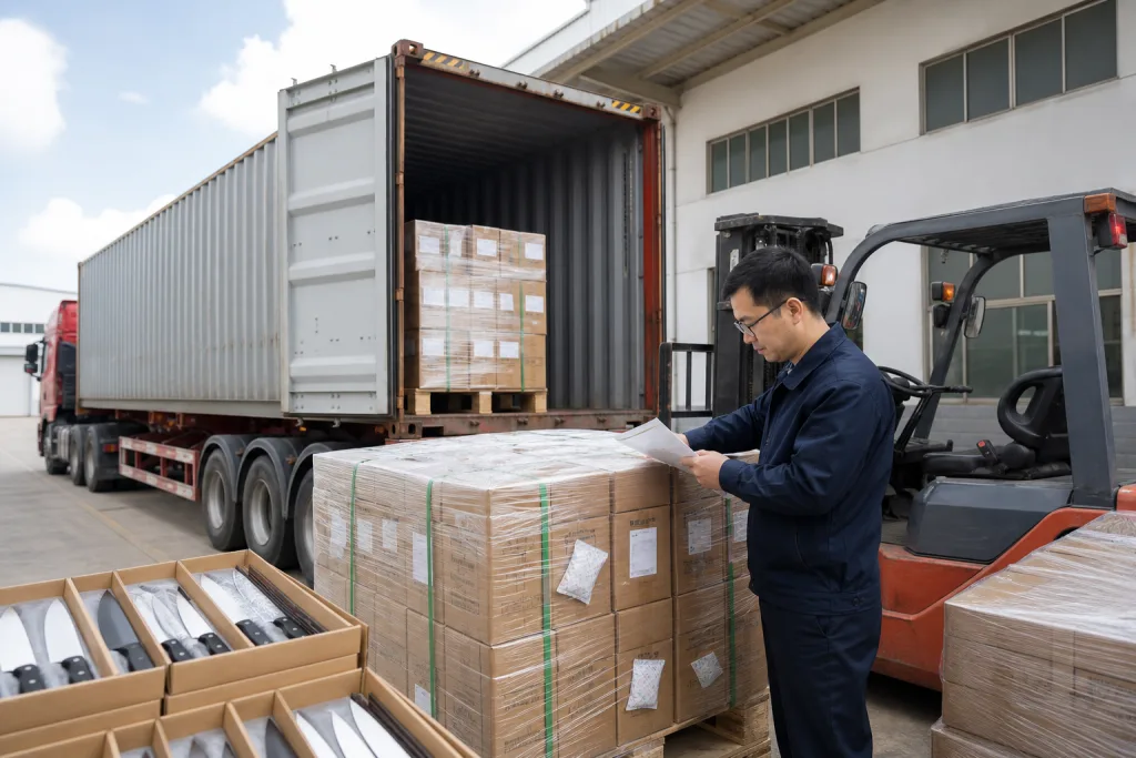 Knife Container Loading: Cut Freight Cost Without Damage