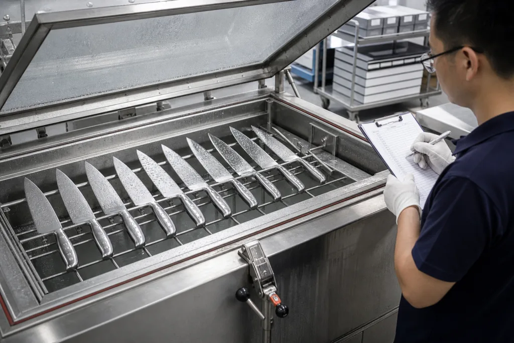 Knife salt spray testing: spec lines importers should control