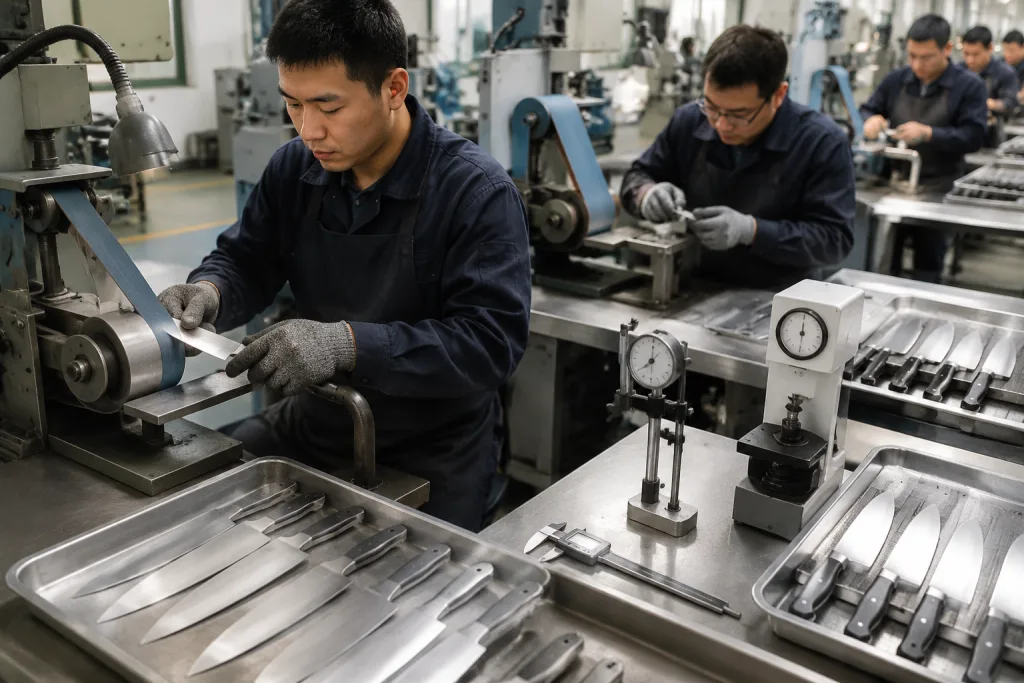 Knife Grinding Process Importer Sourcing Guide for OEM Buyers