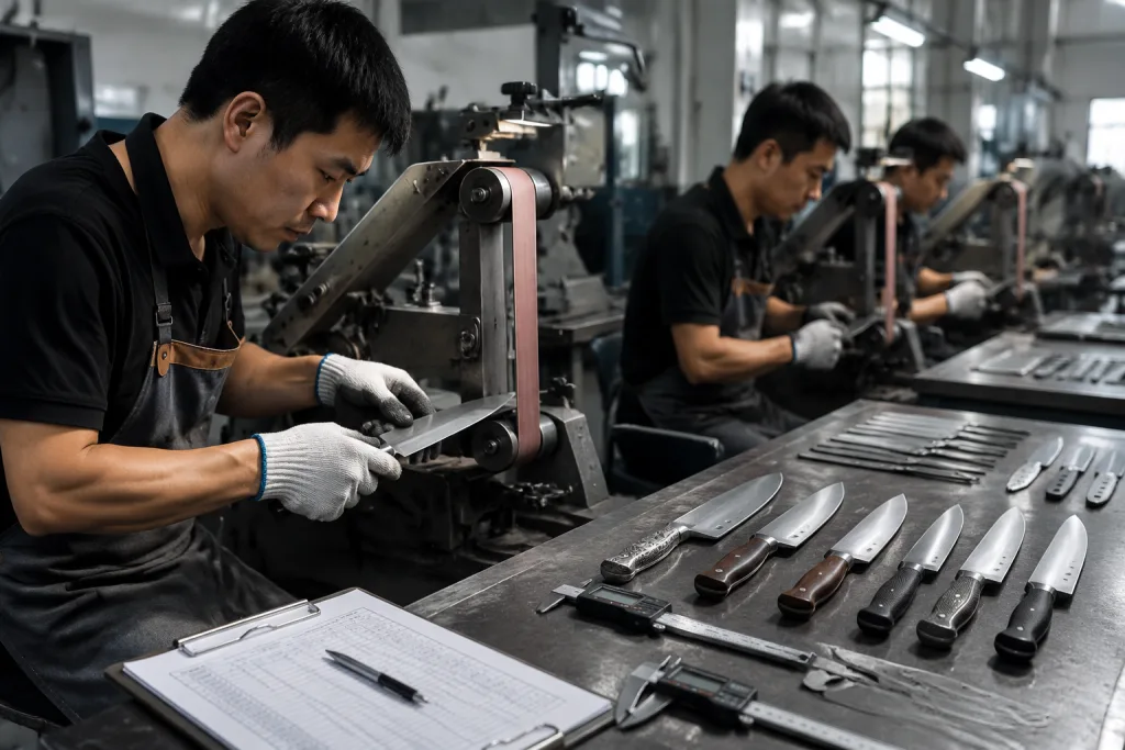 Knife Grinding Process Manufacturer China: Specs, MOQ, QC