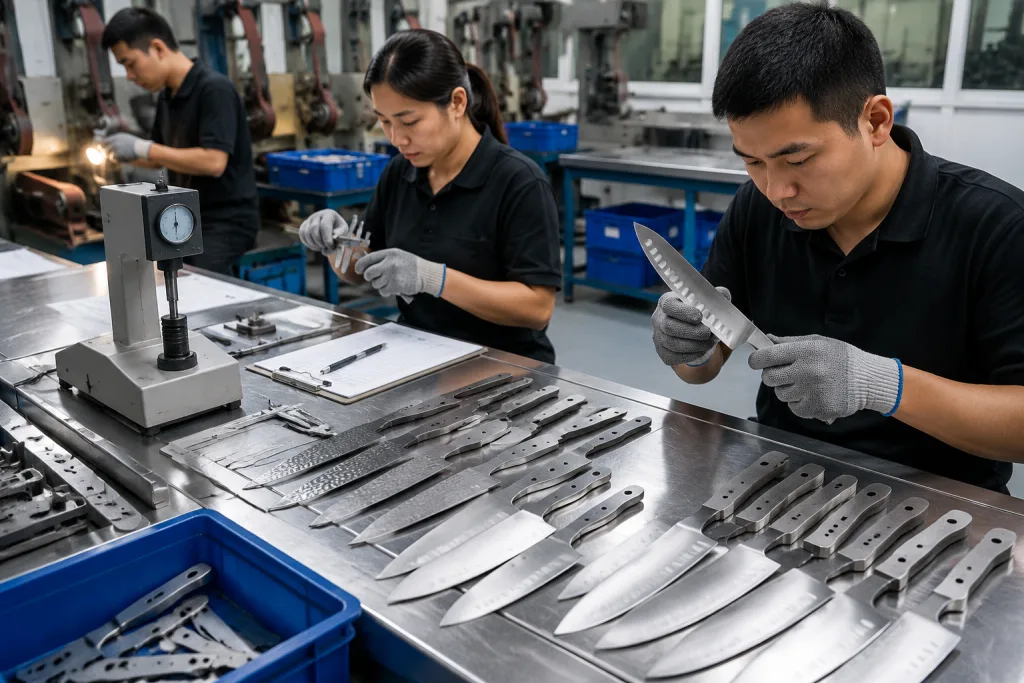 Knife Grinding Process Quality Checklist for OEM Buyers