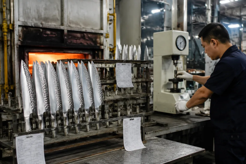 Knife Heat Treatment Importer Sourcing Guide: Specs, QC, MOQ