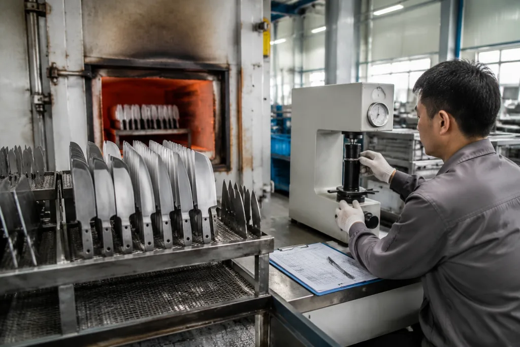 Knife Heat Treatment Manufacturer China: MOQ, Specs and QC