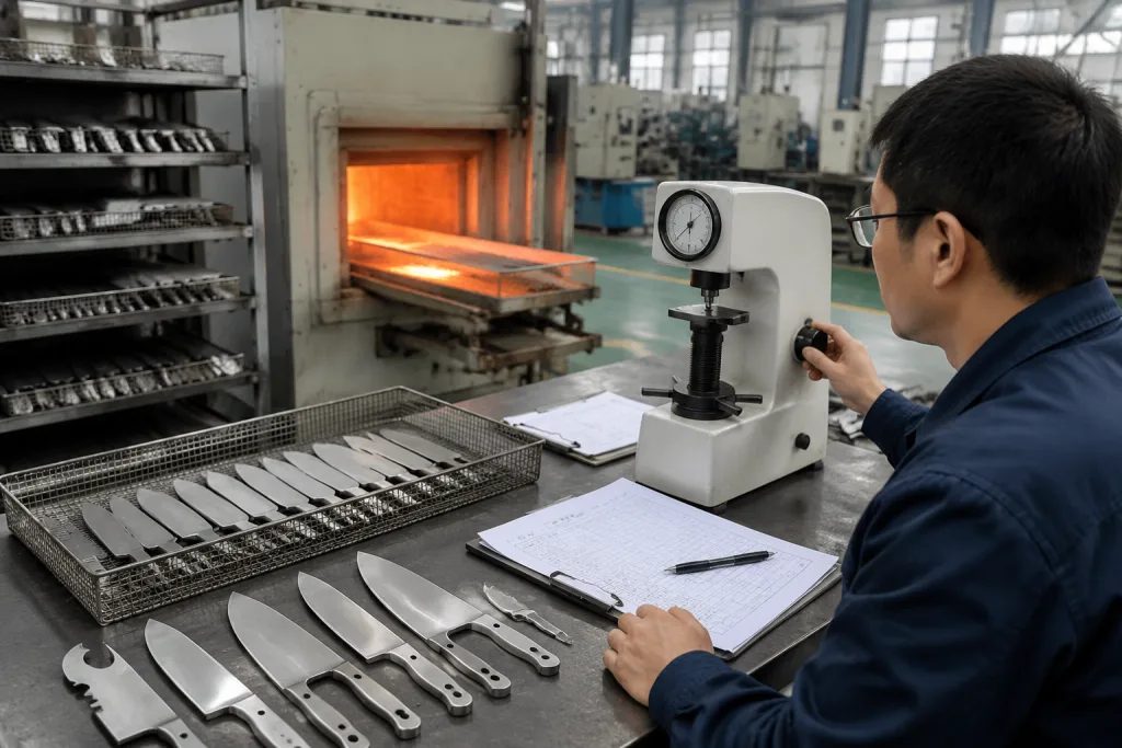 Knife Heat Treatment OEM Factory: Specs, MOQ and QC Risks