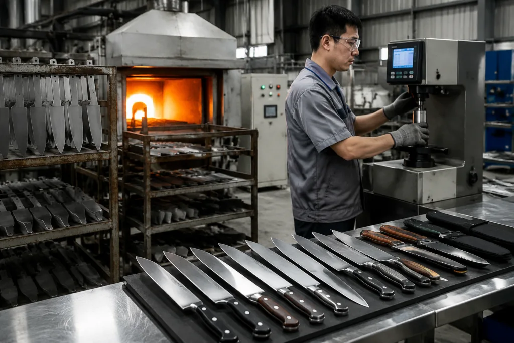 Knife Heat Treatment Sample Approval Guide for OEM Buyers