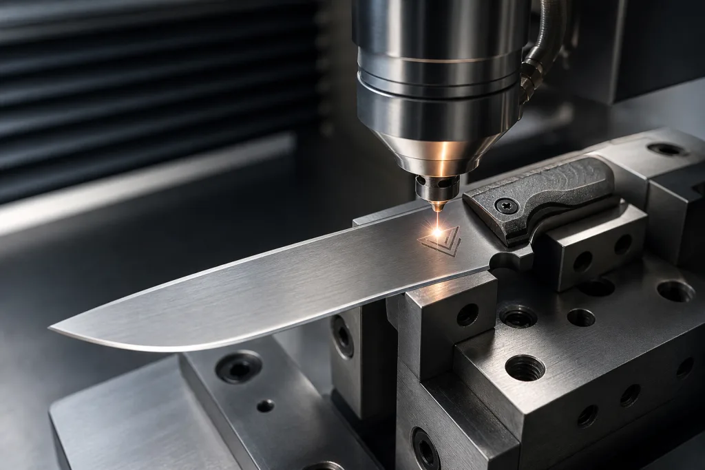 Knife Laser Logo Engraving OEM Cost and Lead-Time Guide
