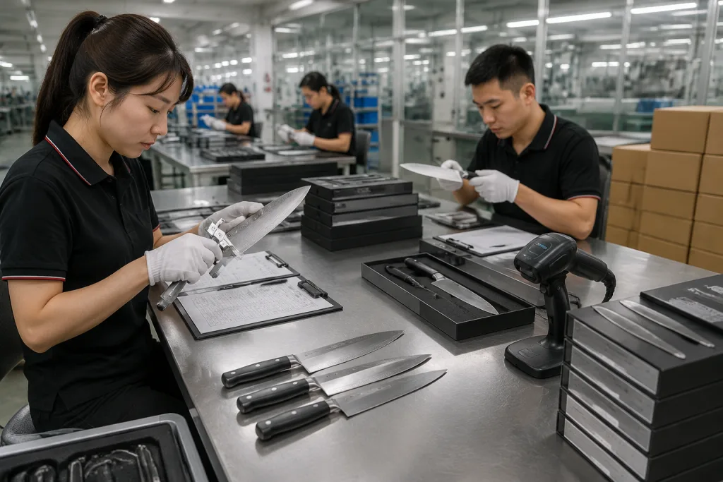 Knife QC Guide: Incoming Inspection to Final Pack-Out