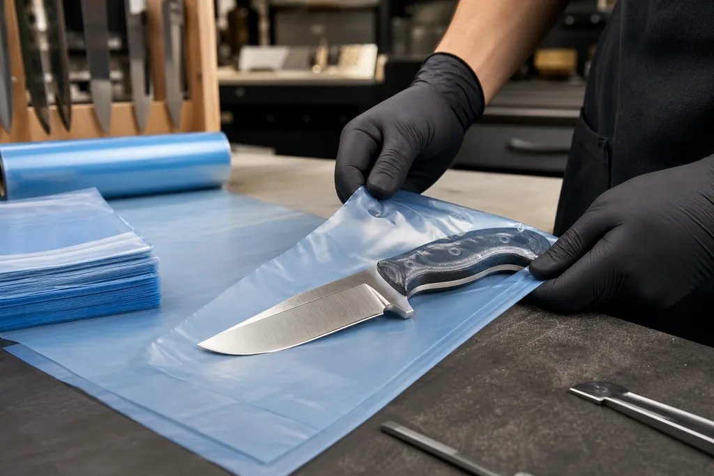 Knife Rust Prevention Packaging for Shipped Blades