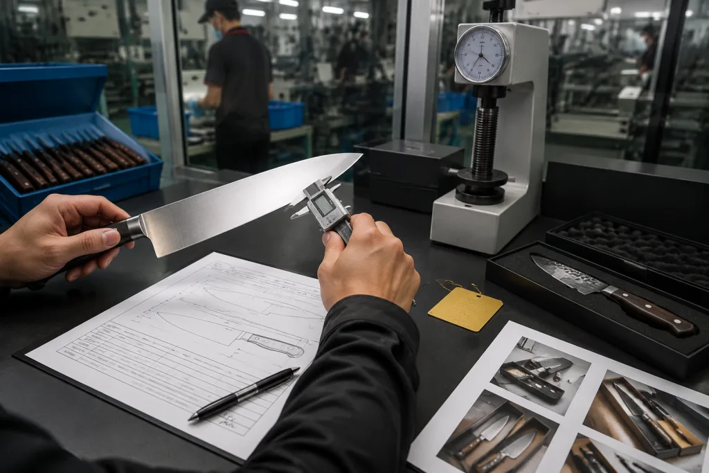 Knife Sample Approval: Spec Signoff, Tolerances, Revisions