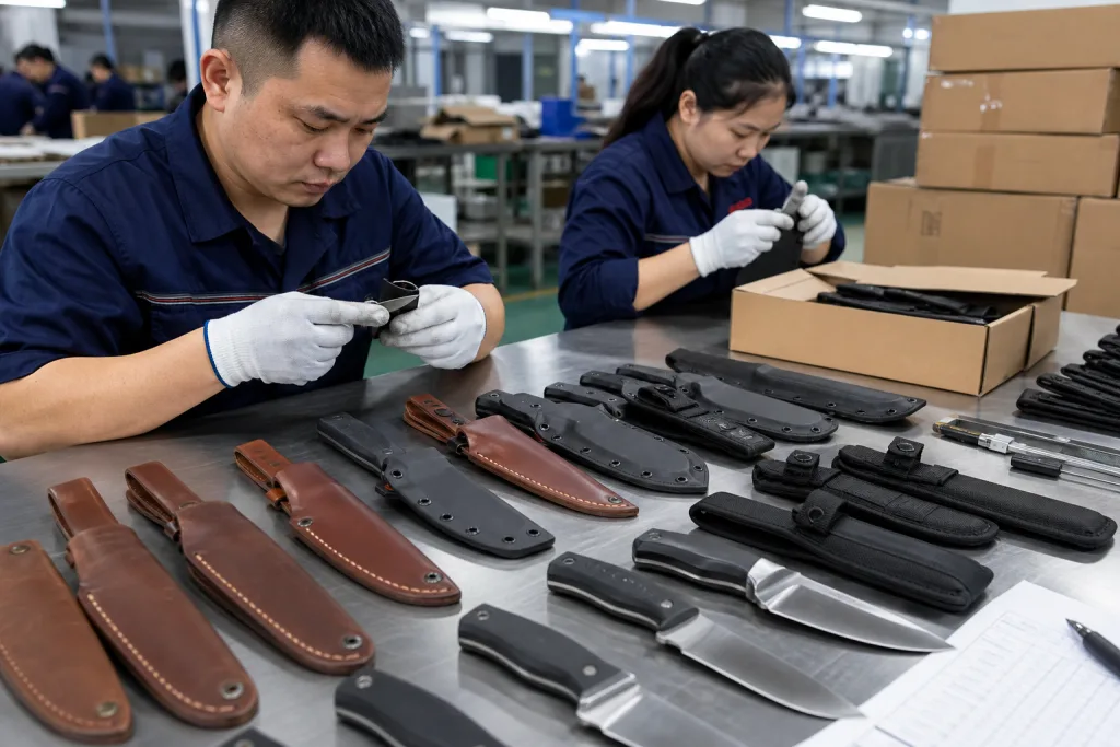 Knife Sheath Sourcing: Leather, Kydex and Nylon for Outdoor Lines