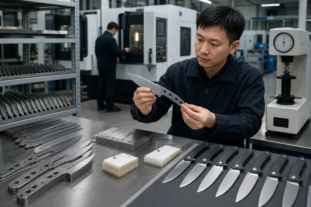 MagnaCut knife steel sourcing for OEM premium knife orders