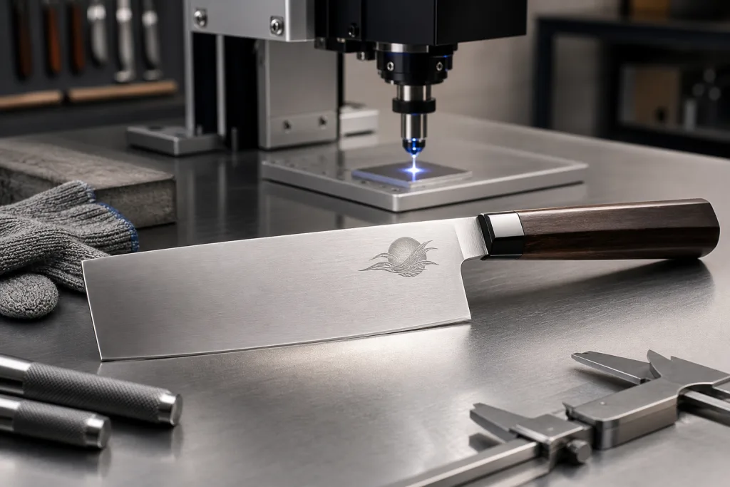 Nakiri Knife Custom Logo Engraving Buyer Guide for B2B