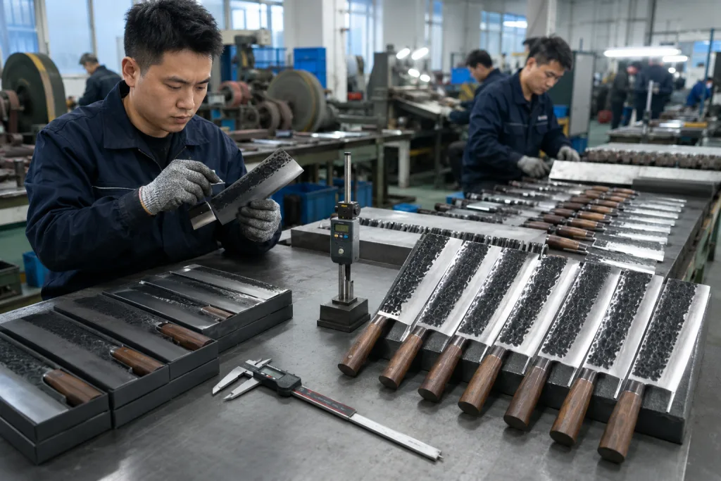 Nakiri Knife OEM Factory Specs, MOQ and QC Risk Guide