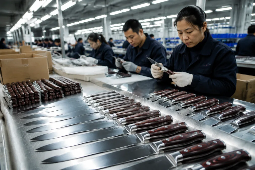 Pakkawood Handle Knife Manufacturer China: MOQ, Specs, QC