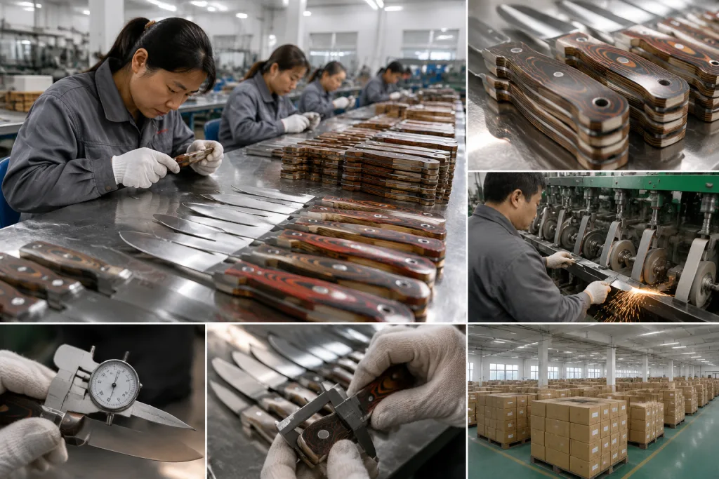 Pakkawood Handle Knife Wholesale Sourcing Guide: MOQ, QC, Price