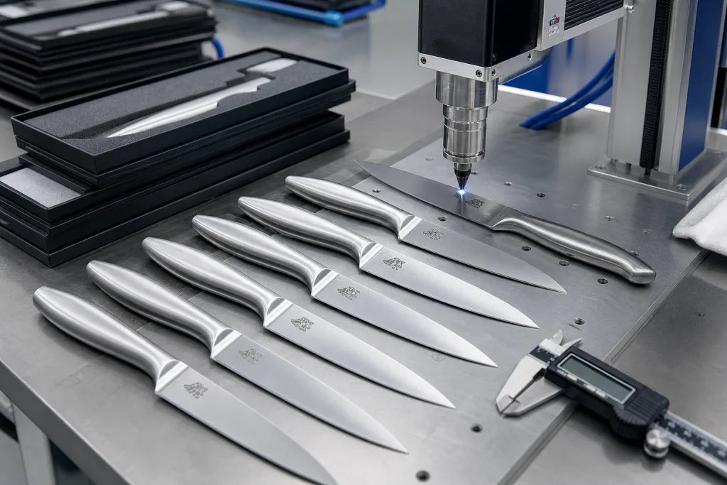 Paring Knife Custom Logo Engraving: QC Risks and Specs