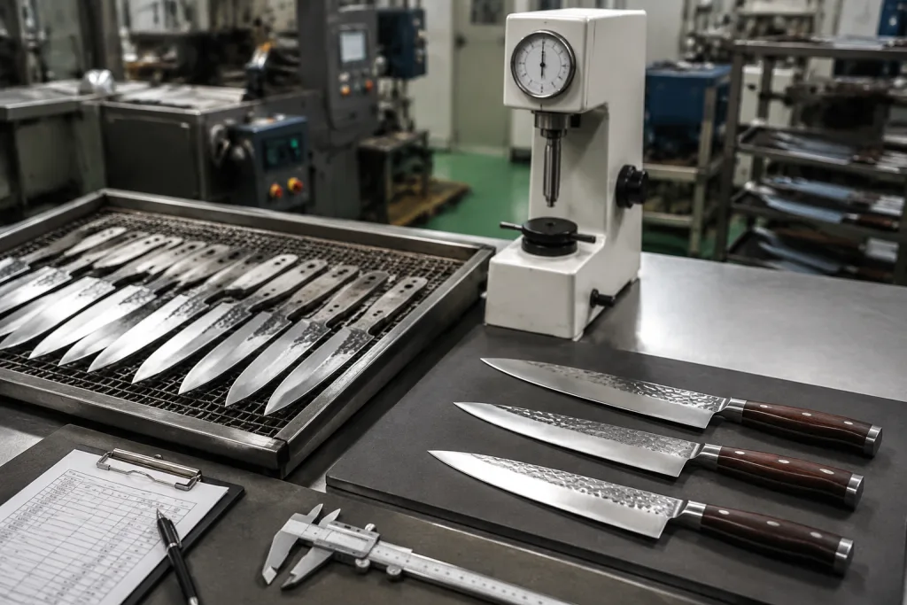 Powder Steel Chef Knife Manufacturer China: MOQ and QC Specs