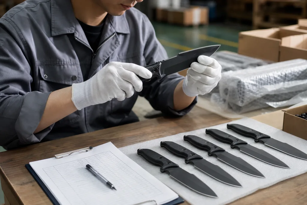 Pre-shipment Inspection for Knife Orders: What to Check, When