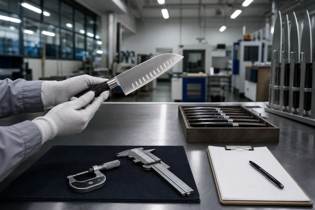 Santoku Knife Bulk Order Quality Control for Buyers