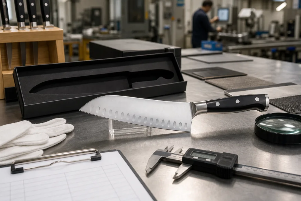 Santoku Knife Sample Approval Checklist for Private Label Buyers