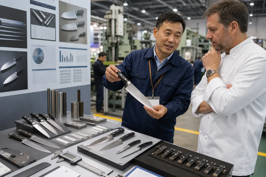 Sourcing Knives at Trade Shows: A Practical Vetting Framework