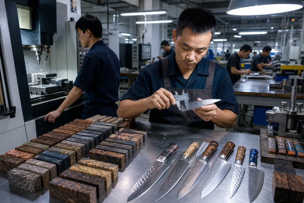 Stabilized Wood Knife Handle vs Pakkawood for OEM Buyers