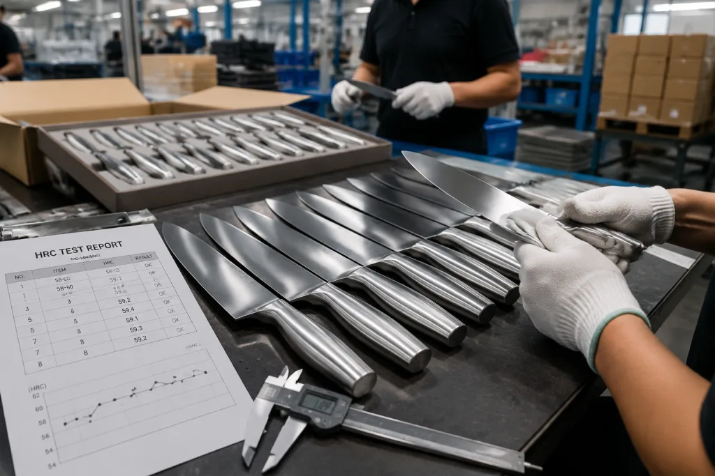 Stainless Handle Knife Importer Sourcing Guide: Specs, MOQ, QC