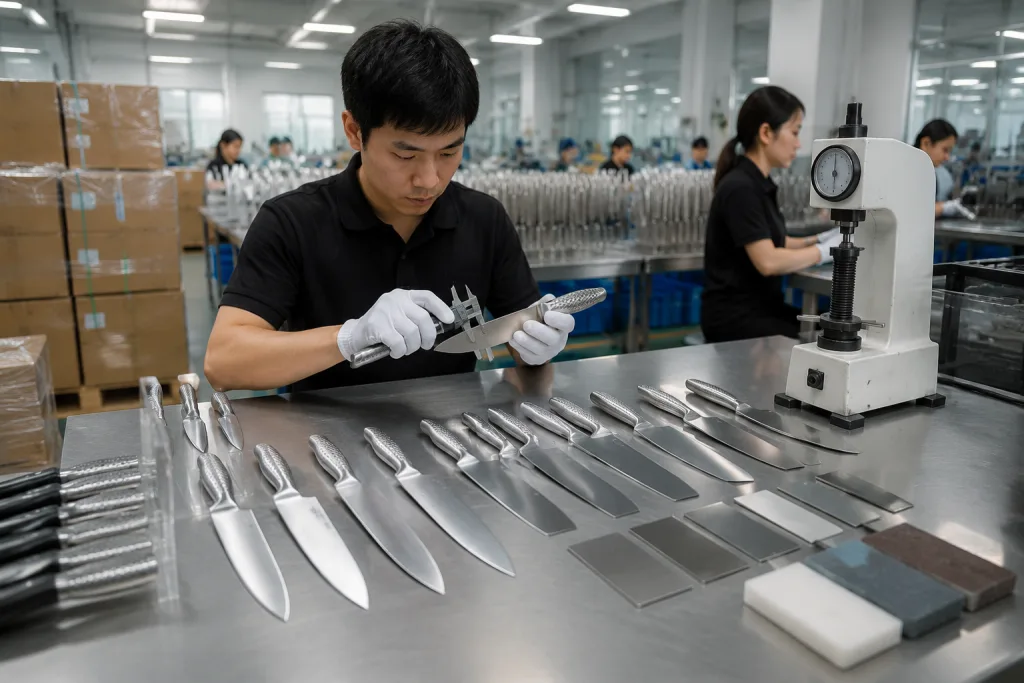 Stainless Handle Knife Manufacturer China: MOQ, Specs, QC