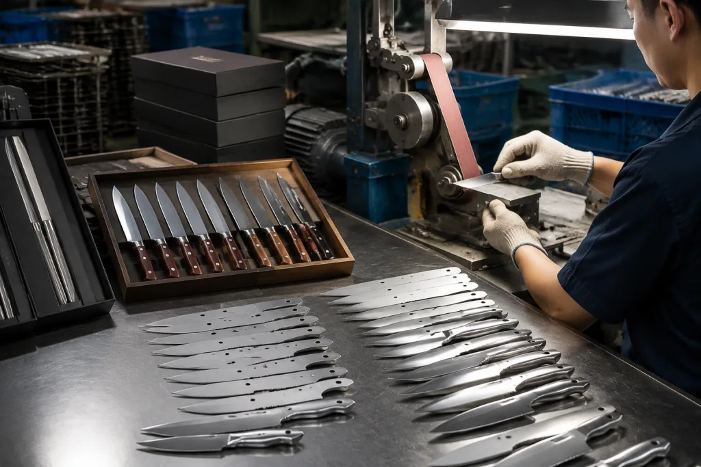 Steak Knife Finishing Guide: Polished, Satin, Stonewashed