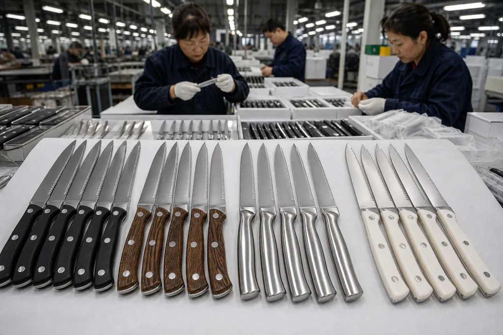 Steak Knife Set Handle Material Options Buyer Guide for Retail