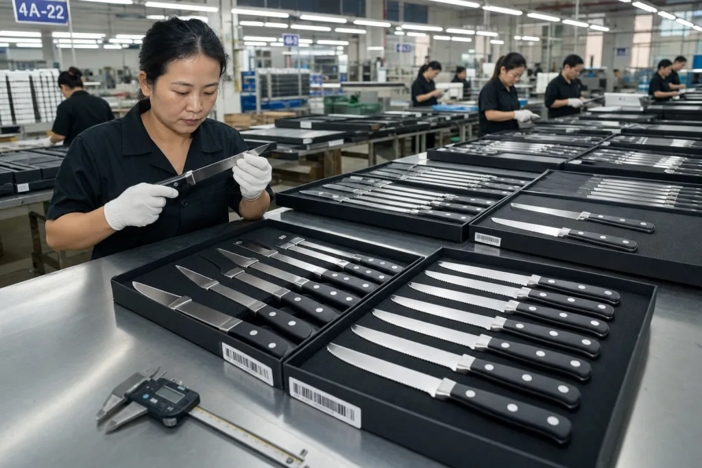 Steak Knife Set Private Label Manufacturer Guide for Buyers
