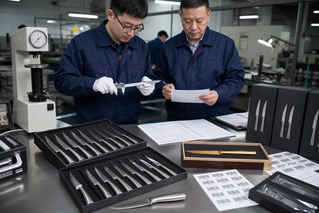 Steak Knife Set Sample Approval Checklist for Private Label Buyers