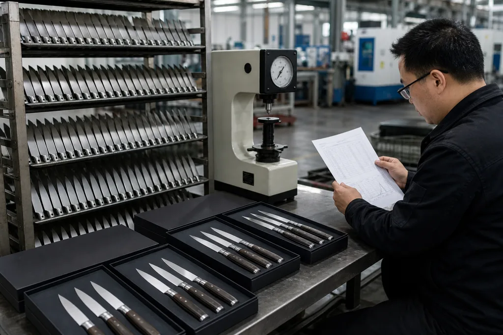 Steak Knife Set Steel Hardness Specification Buyer Guide