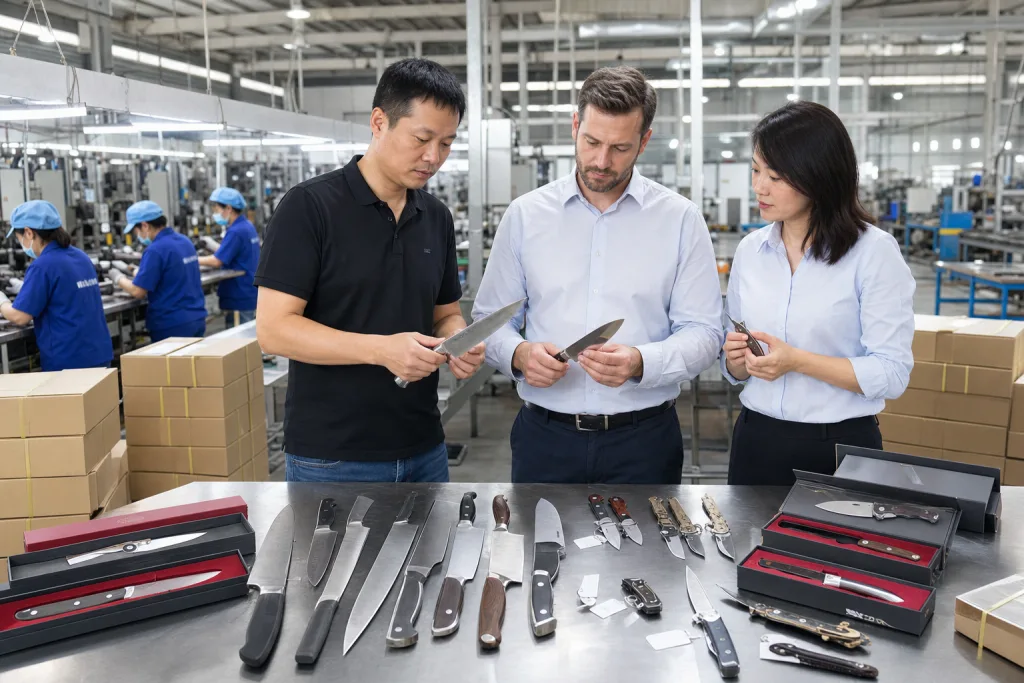 Finding Knife Suppliers: Trade Shows vs Online Platforms