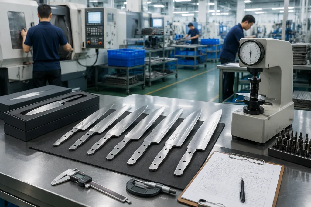VG10 steel knife wholesale sourcing guide for import buyers